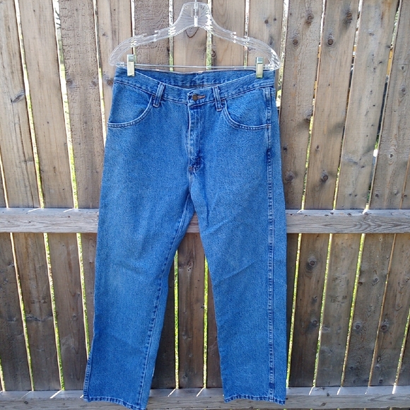 Vintage Rustler Denim Blue Jeans 32x30